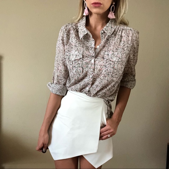 Eddie Bauer Tops - Eddie Bauer floral button down